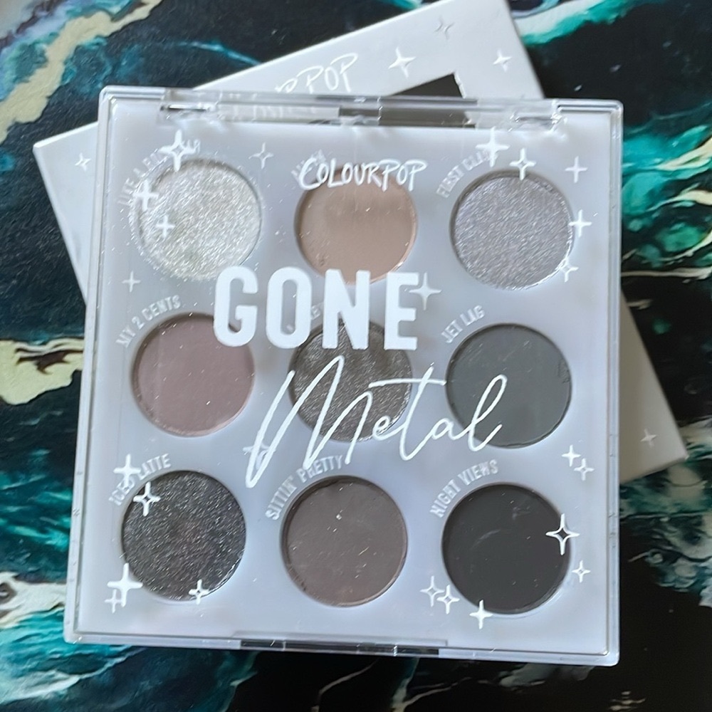 NIB ColourPop Gone Metal Eyeshadow Palette